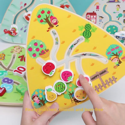 Wooden Maze Toy for Kids