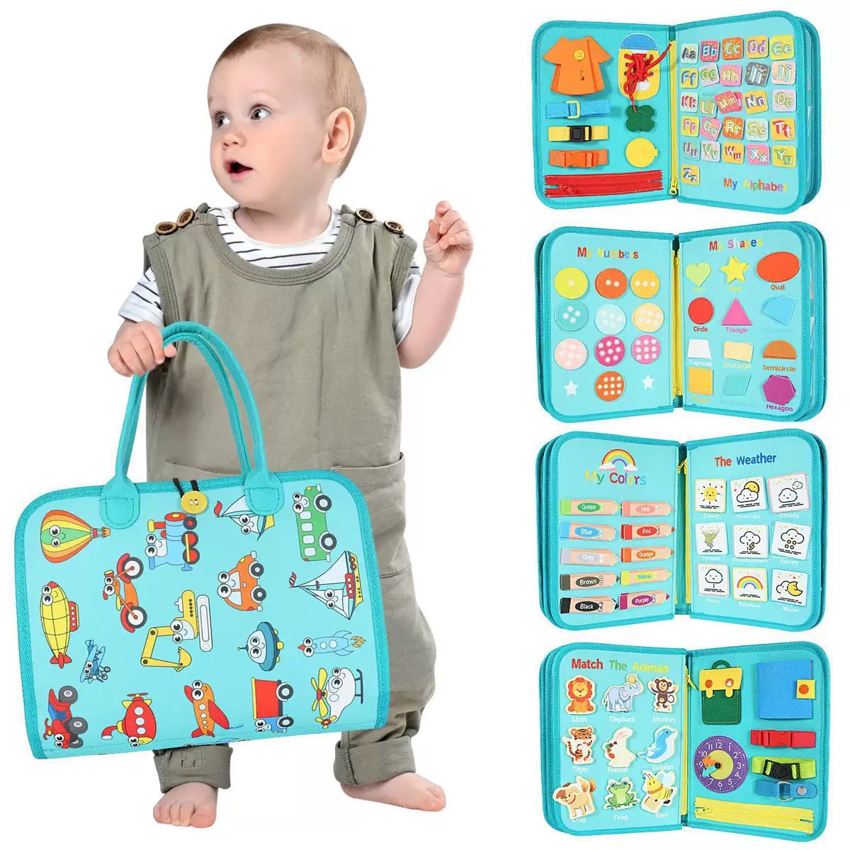 Felt Activity Book Busy Board – Nine Styles