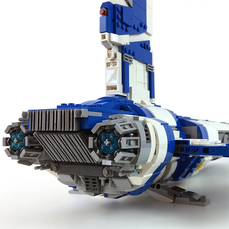 Space Starfighter Building Blocks for Kids