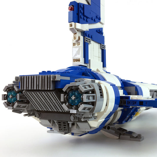 Space Starfighter Building Blocks for Kids
