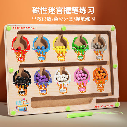 Wooden Magnetic Learning Toy Set