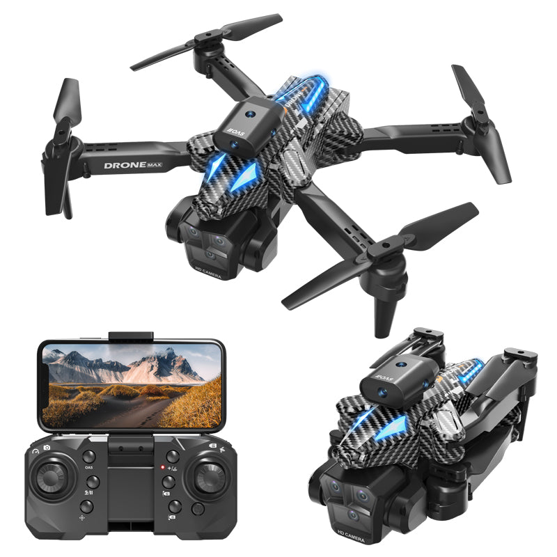 C10 Black Three-Camera Drone for Kids