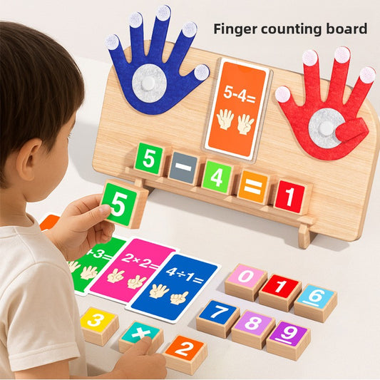 Wooden Finger Arithmetic Games – Seven Activity Options