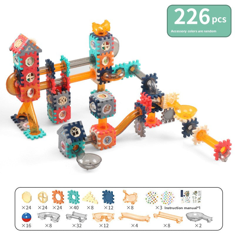 Ball Track Marble Run Building Set 226pcs