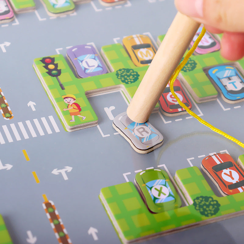 Wooden Magnetic Maze & Learning Boards for Kids