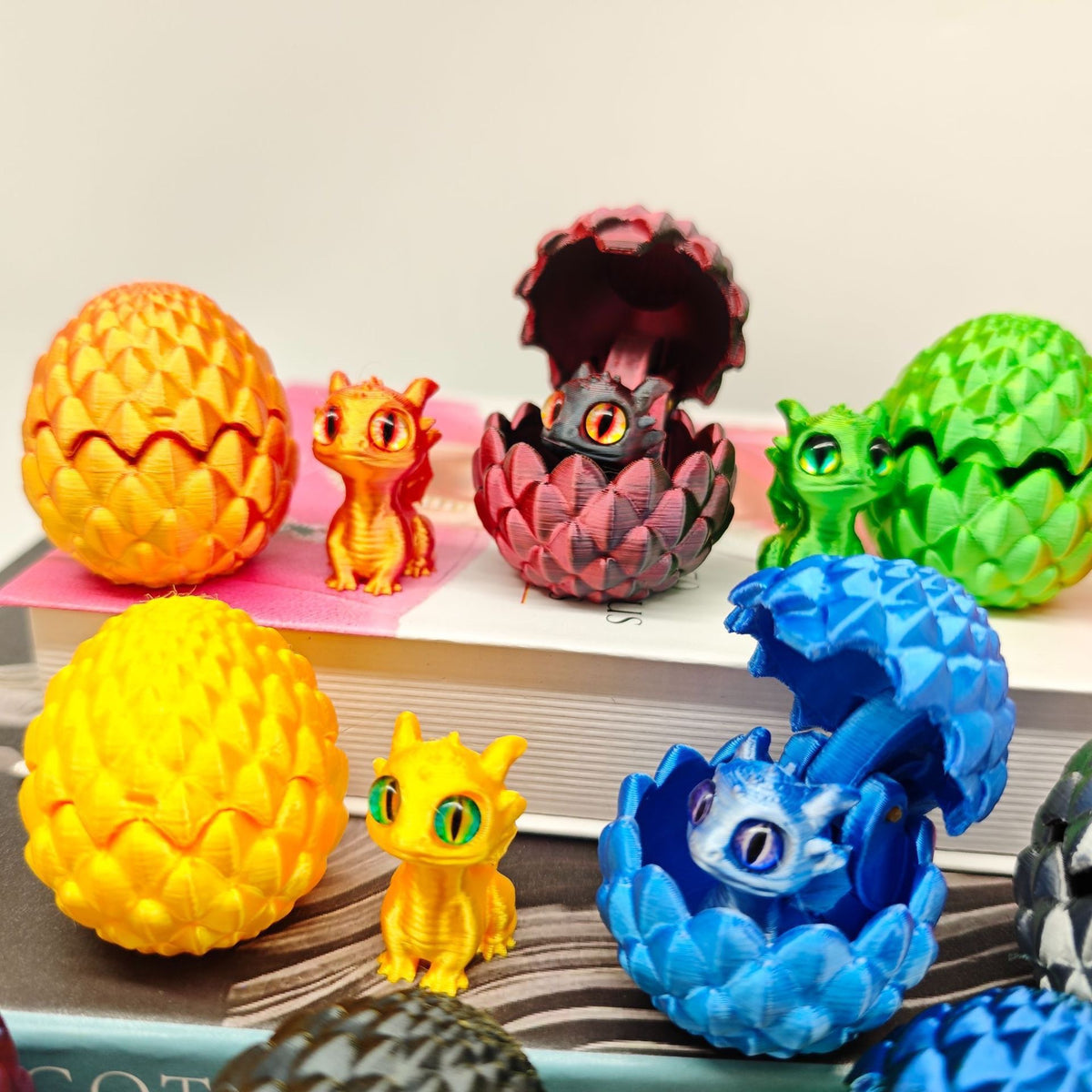 3D Printed Crystal Dragon Toy