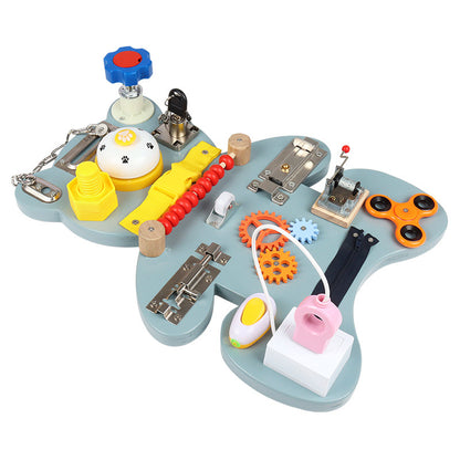 Wooden Busy Board for Focus and Coordination