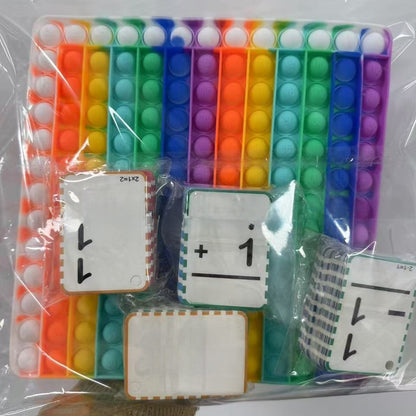 Math Fidget Flash Cards for Kids