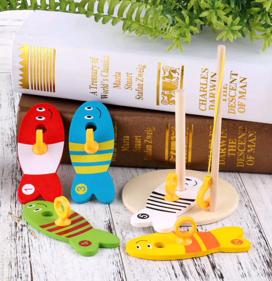 Reel in the Fun: The Ultimate Wooden Fishing Toy Set for Kids – 10X the Joy, 10X the Development! 🎣🌳