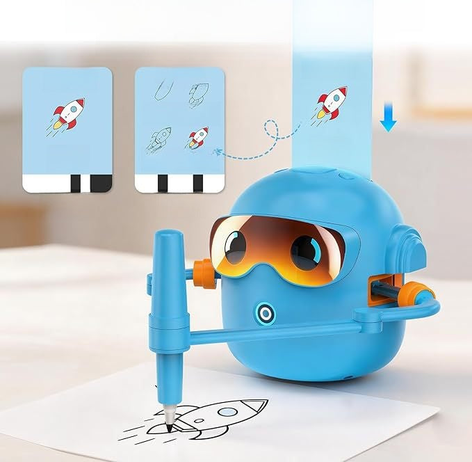 Drawing Robot with Guided Drawing Cards