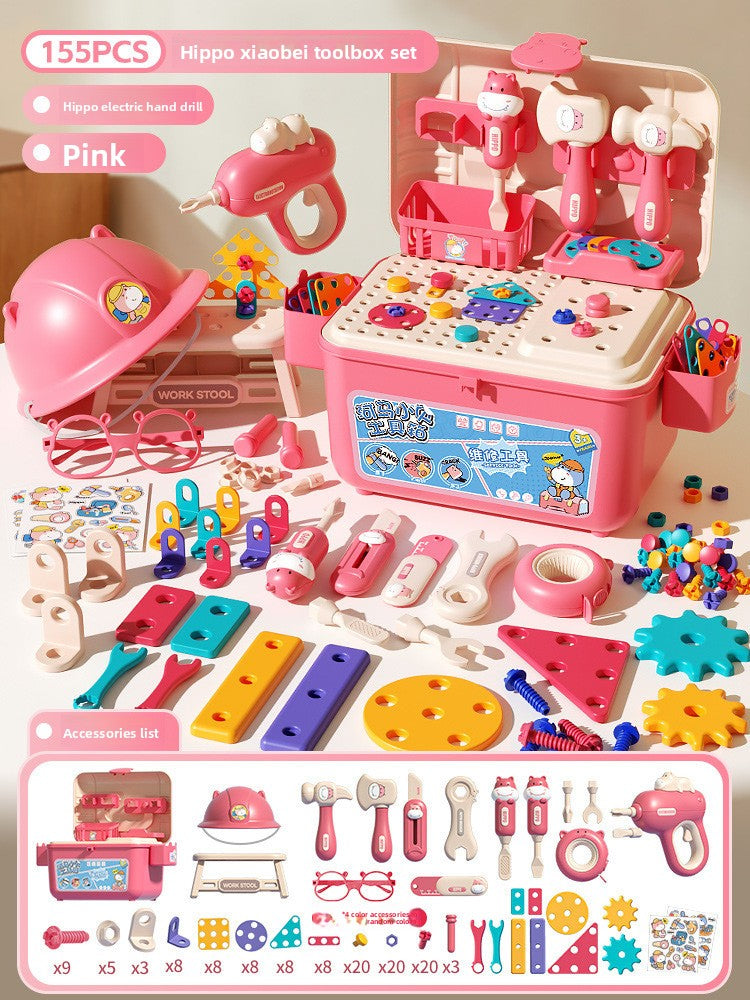 Kids Tool Set with Electric Drill