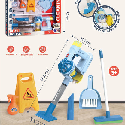 Kids Electric Pretend Vacuum Cleaner Set