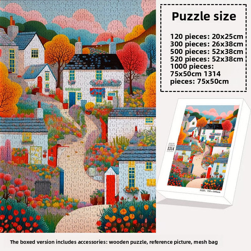 Wooden Jigsaw Puzzle for Kids