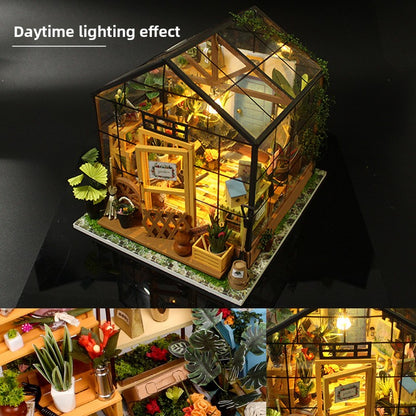 DIY Wooden Puzzle Kit for Creative Building