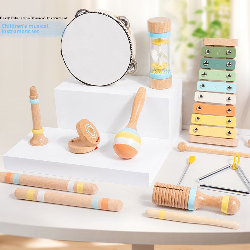 Wooden Musical Instrument Set for Infants