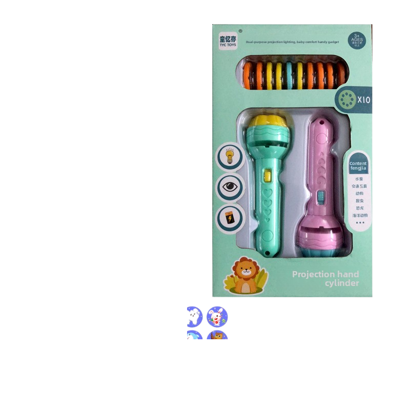 Projection Flashlight for Kids – Picture Card Options