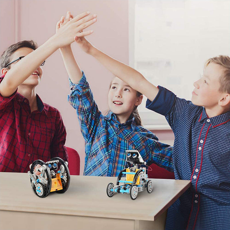 DIY Solar Robot STEM Kit for Kids