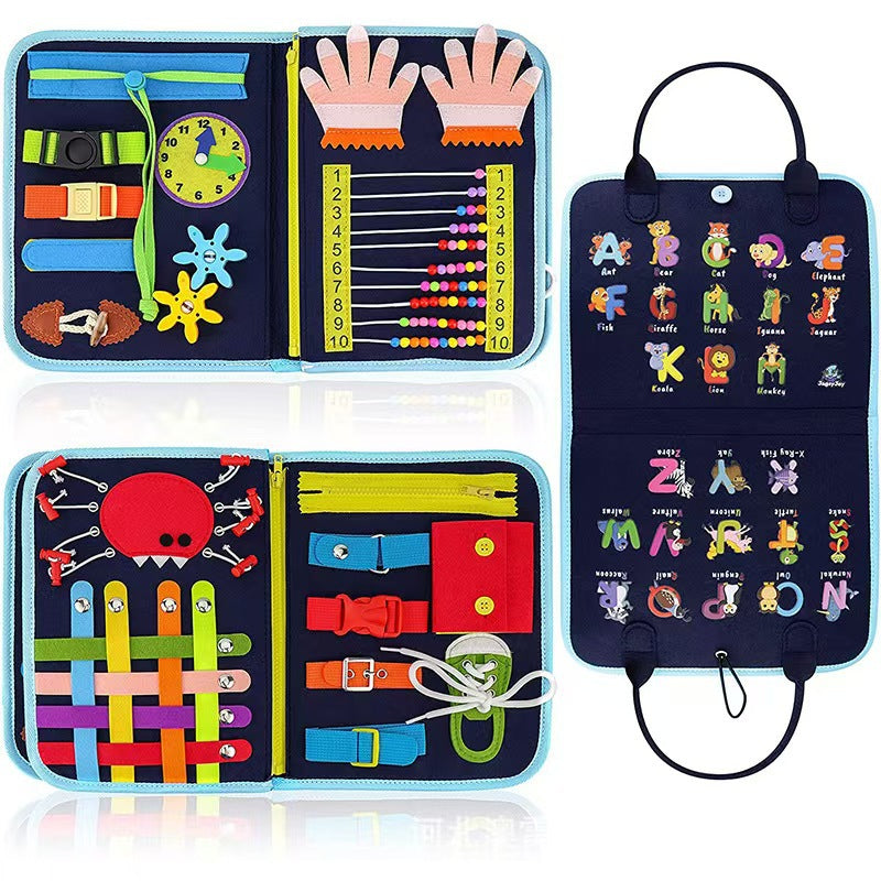 Montessori Felt Busy Board for Early Learning