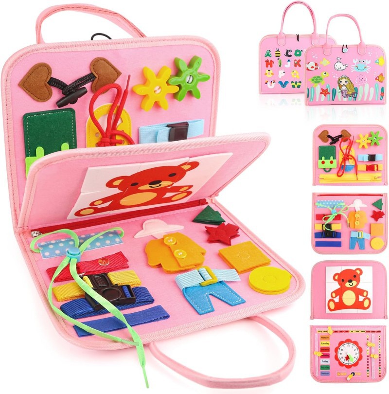 Felt Busy Board and Quiet Book – Theme and Page Options
