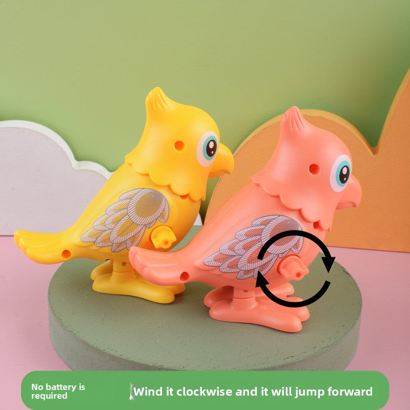 Wind-Up Parrot Toy – Random Color