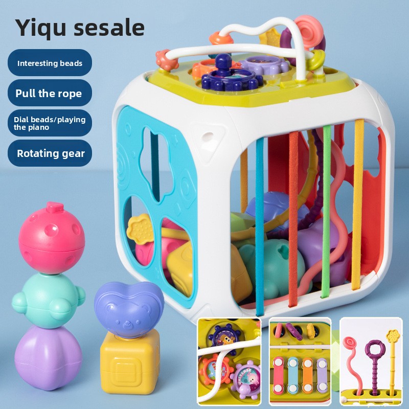 Educational Activity Cube for Kids Educational Cube English Packaging