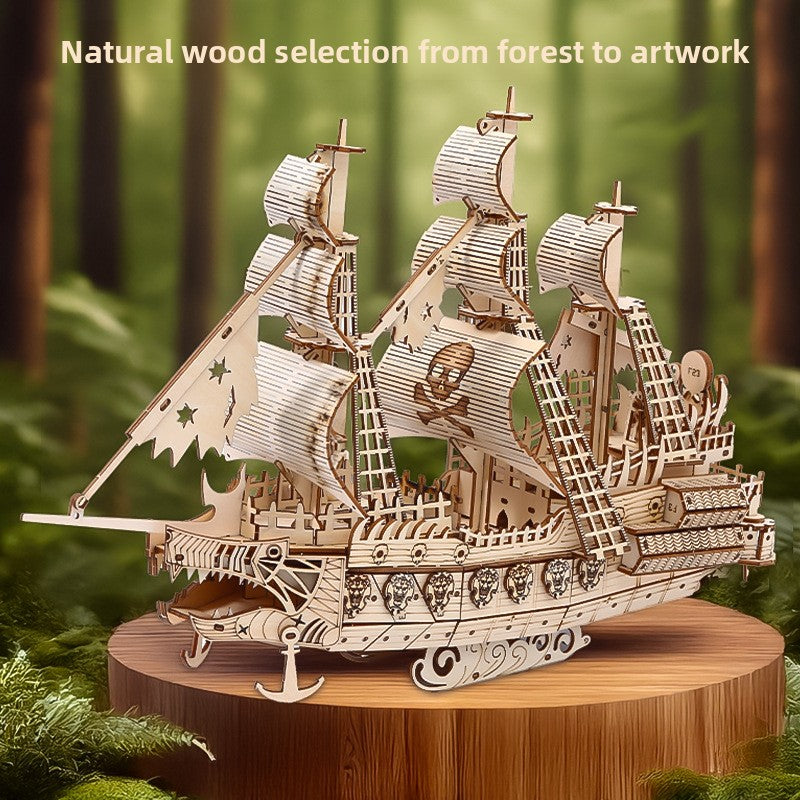 Wooden 3D Puzzle Toy for Kids