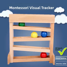 Wooden Montessori Ball Track with Four Balls