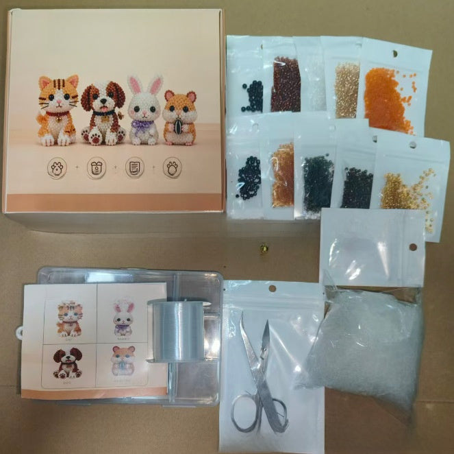 3D Beaded Animal Craft Kit