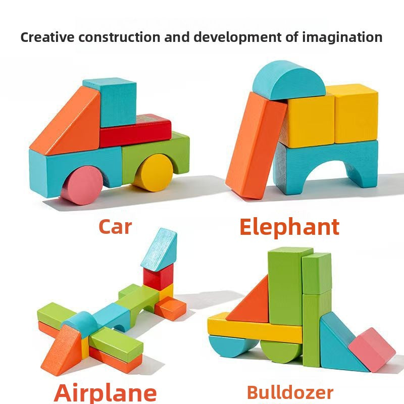 Large Wooden Building Blocks for Kids