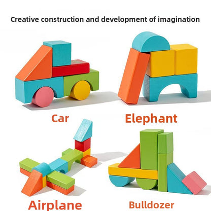 Large Wooden Building Blocks for Kids