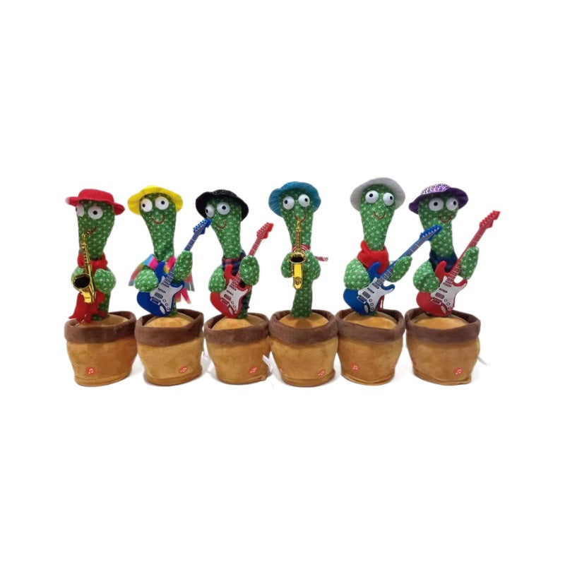 Interactive Singing Cactus Plush Toy for Kids