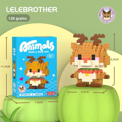 Animal Building Blocks for Creative STEM Play