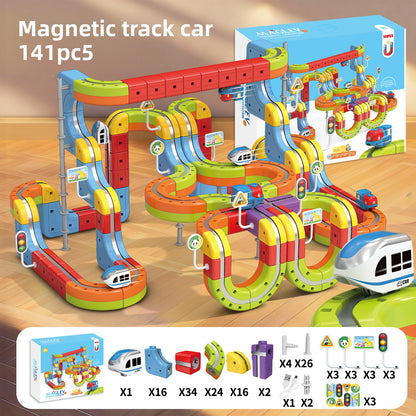 Creative Track Building Set ModularTrackCube 141pcs Mag