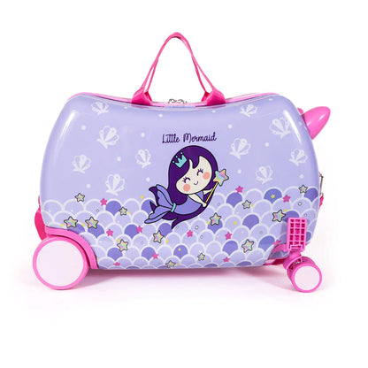Sail Away on Fun: Rideable Kids Suitcase - Little Mermaid! 🧜♀️🧳