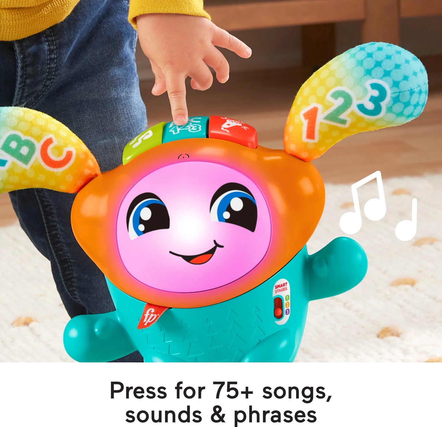 DJ Bouncin’ Beats Electronic Baby & Toddler Learning Toy with Bouncing Action