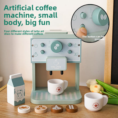 Wooden Tea Set Kitchen Pretend Play Toy