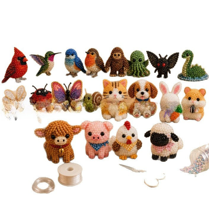 3D Beaded Animal Craft Kit