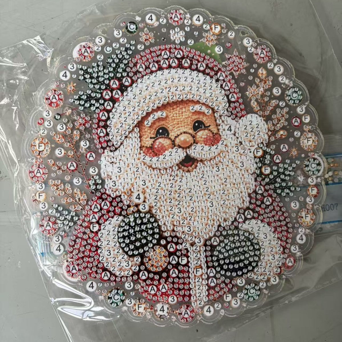 5D Christmas Diamond Painting Kit, 20 × 20 cm