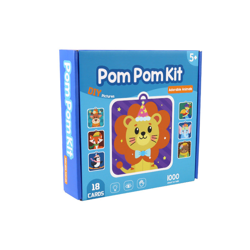 Pom-Pom Art Craft Kit for Kids