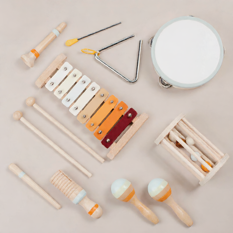Wooden Orff Music Set for Kids