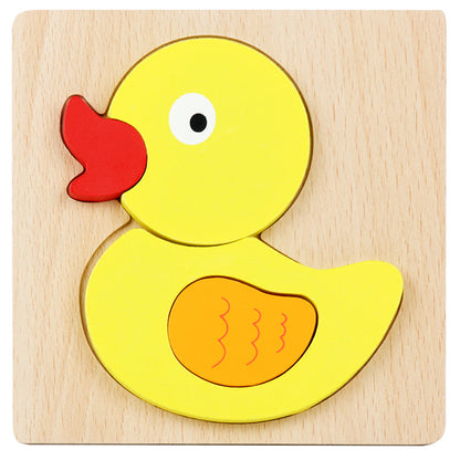 Wooden 3D Puzzle Educational Toy