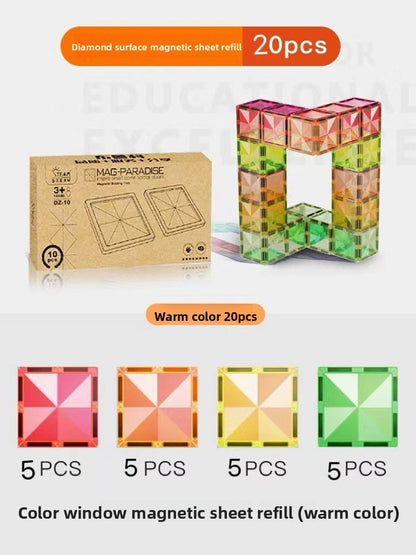 Sparkle Tile Building Set 20pcs WarmColor Refill