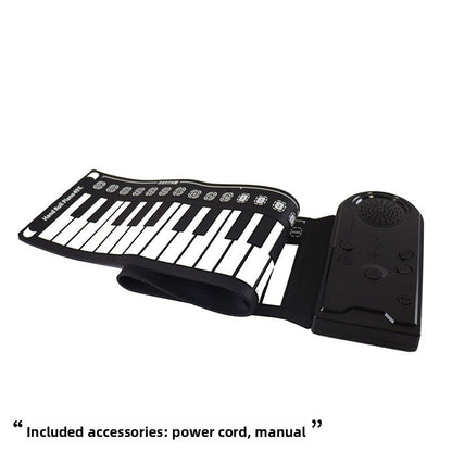 Portable folding children's piano