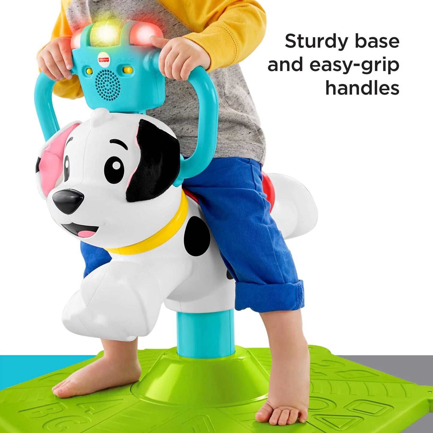 Bounce and Spin Puppy Musical Ride-On Learning Toy for Babies and Toddlers