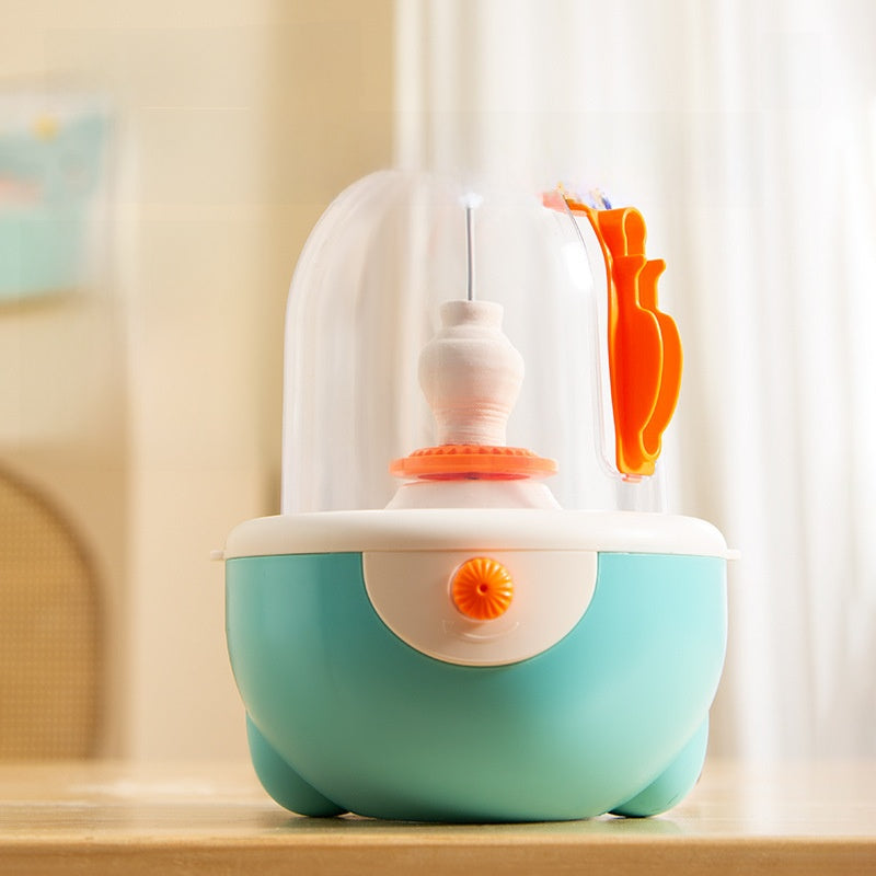 Kids Electric Pottery Wheel Kit with Air-Dry Clay