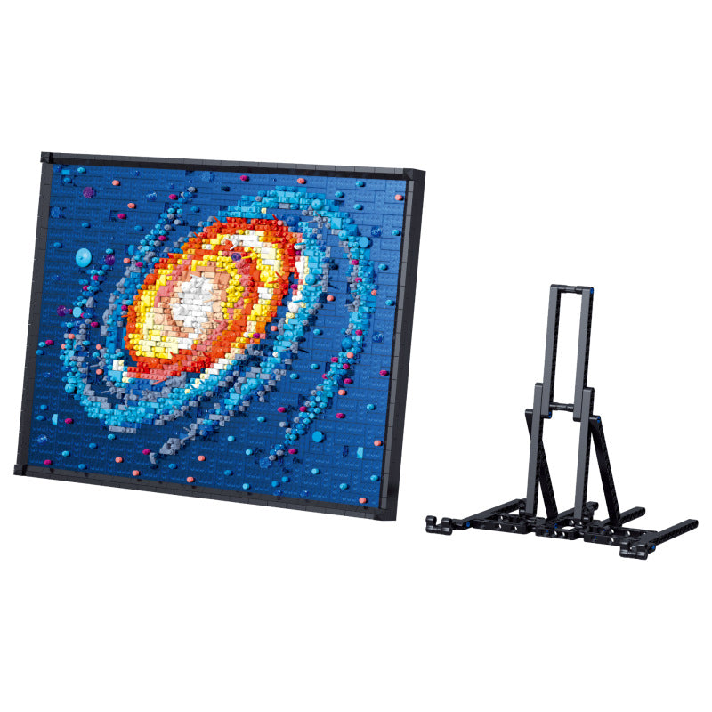 Galaxy Photo Frame Painting Blocks for Kids