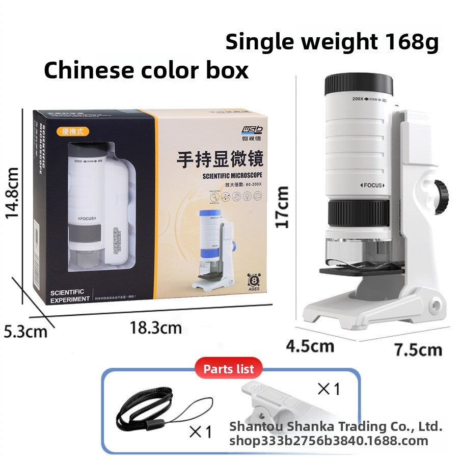 Portable Handheld Microscope for Kids