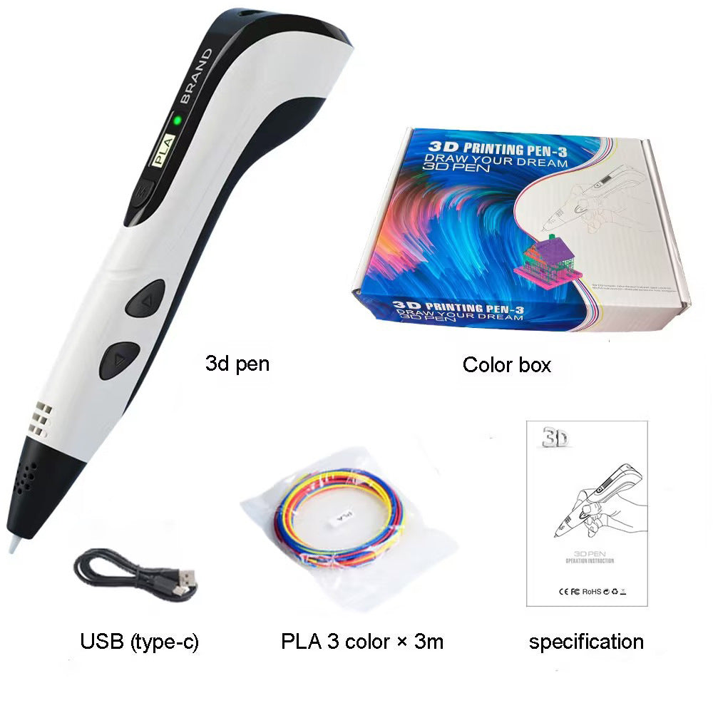 High-Temperature 3D Printing Pen – Adult-Supervised Craft Tool