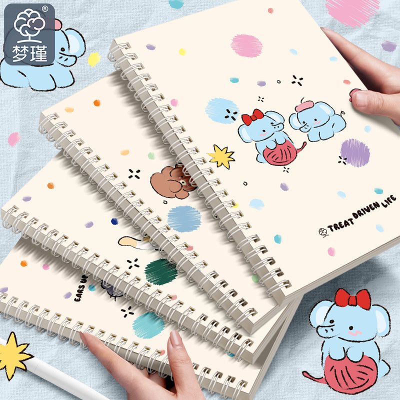 Cute Animal Coil Notebook for Kids