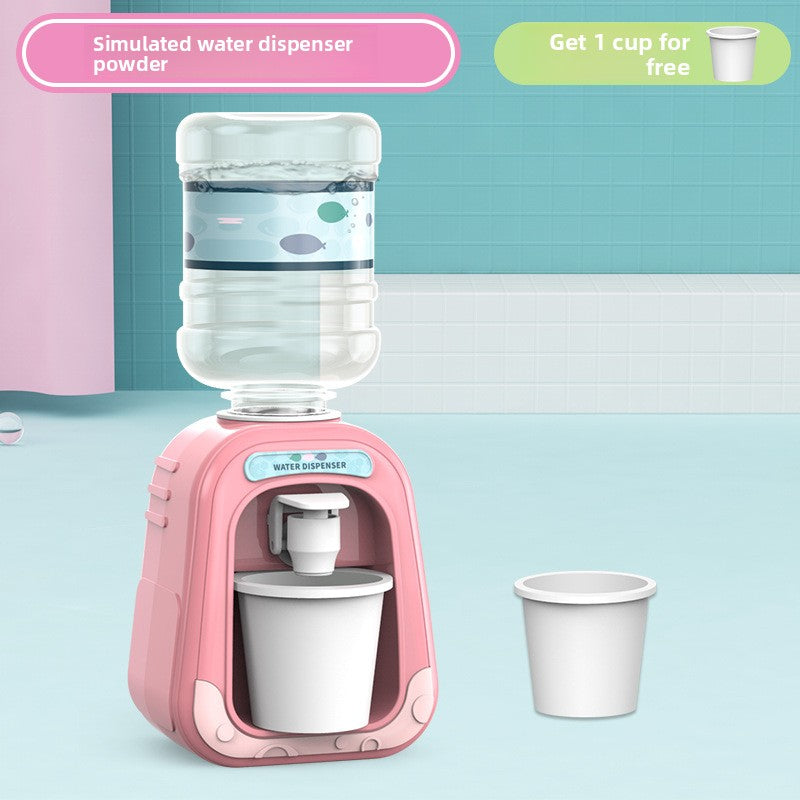 Toy Water Dispenser for Pretend Play Mini water dispenser-powder OPP bag